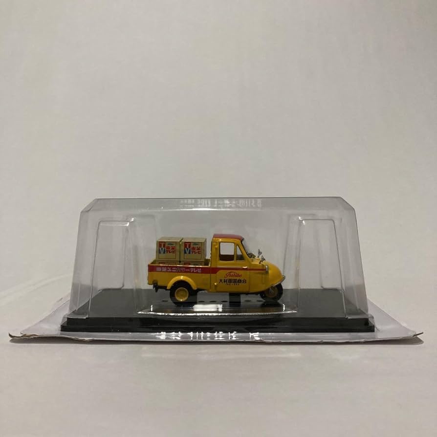 懐かしの商用車コレクション ミニカー6台セット I messed up the mirror of a very delicate minicar! Lol