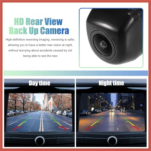 Image of ACROPIX Car Rear View Back Up Camera Park Assist Reverse Camera for Hyundai Santa Fe Sport 2017-2018 No.95760-2W650 /957602W650 Car Parts