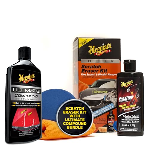 Meguiar's Quik Scratch Eraser Kit + Water Magnet Microfiber Drying Towel Car Care Bundle (3 Items) image 5