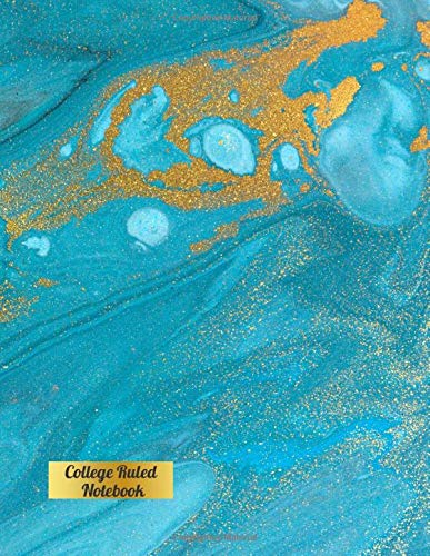 College Ruled Notebook: Marble Notebooks College Ruled, Positive Notebook, Diary, Nice gift for Children, Students, Women, Men, Large ( 8.5 x 11 inches)
