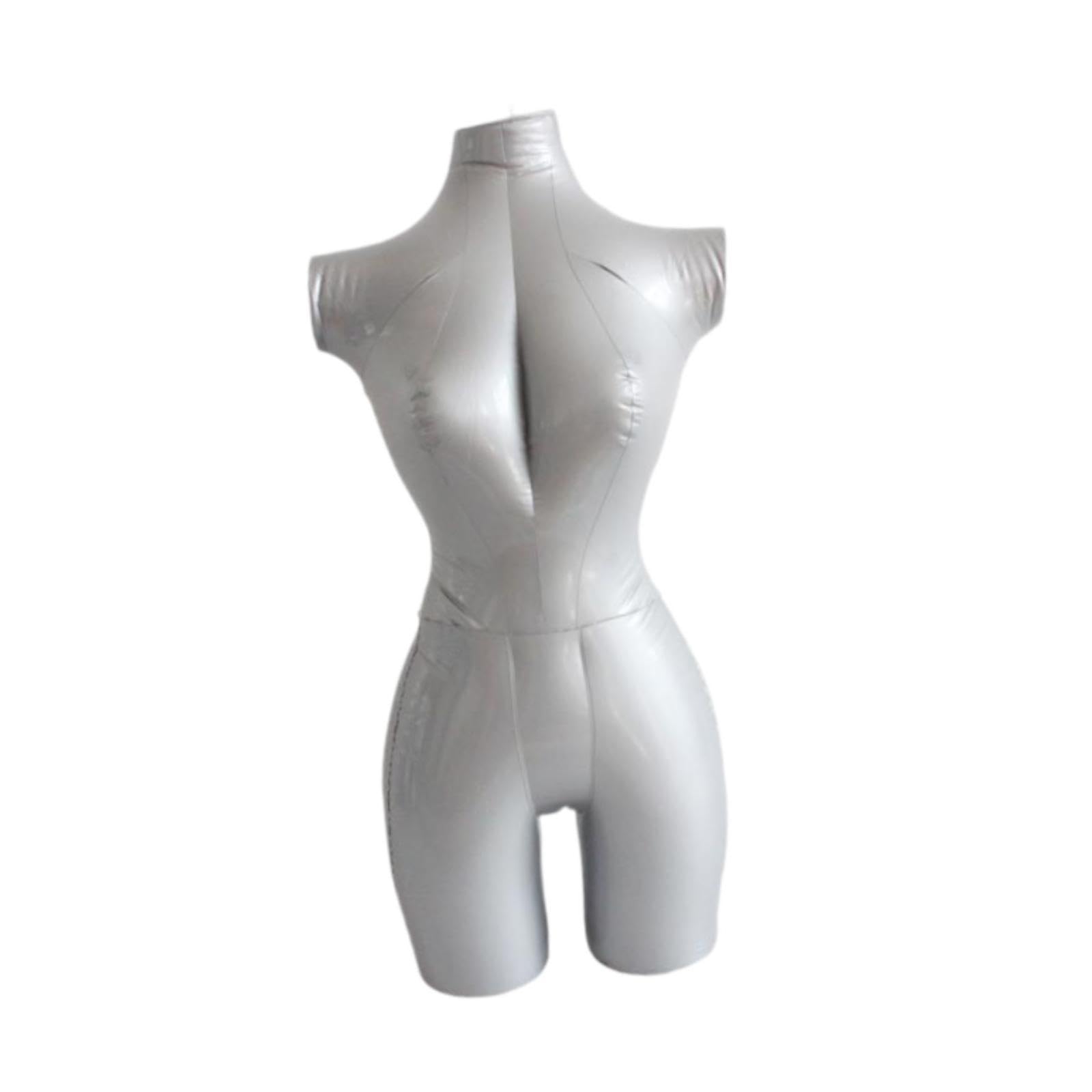 Buste mannequin gonflable Gralara en PVC souple pour vitrine et photo mode
