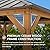 Sunjoy Hardtop Gazebo 11 x 11 ft. Cedar Framed Wood Gazebo with Brown Steel and Polycarbonate Hip Roof Hardtop for Garden, Backyard Shade