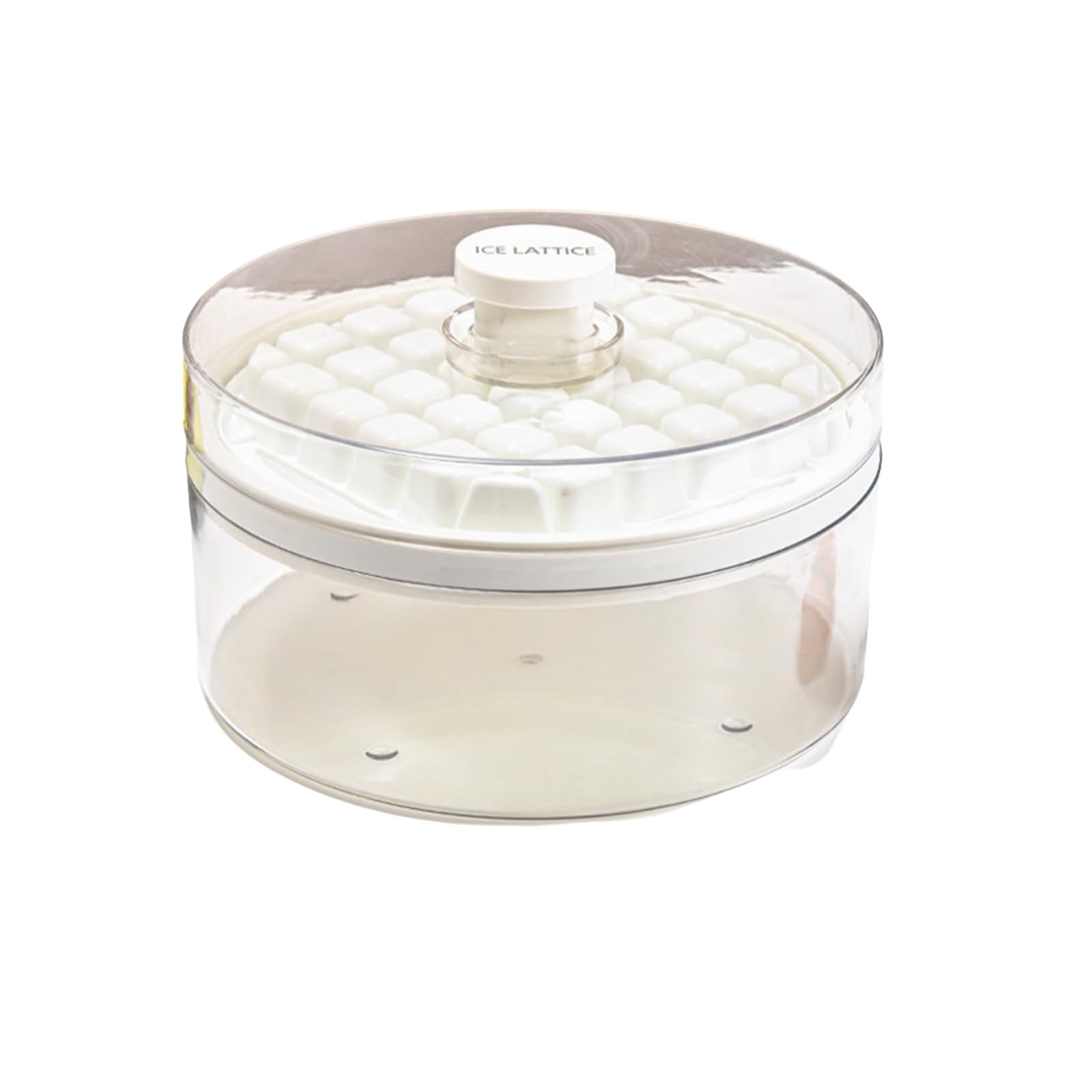 Jazuaiao Simple Round Molds with Storage Box Single/Double Layer Tray and Dustproof Kitchen Tool Easy to Clean Molds