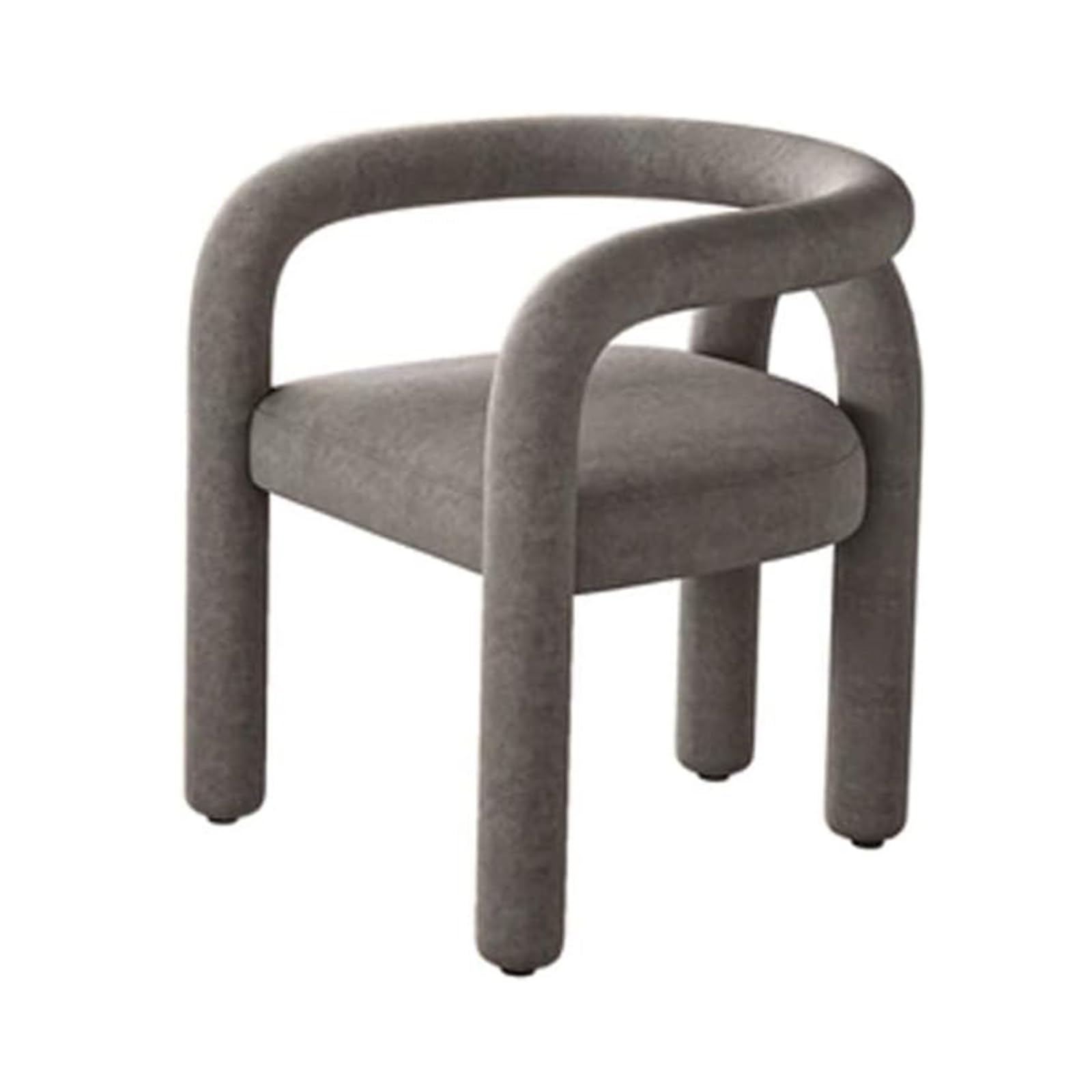 Fauteuil de maquillage en cachemire et chaise de loisirs pour un coin cocooning