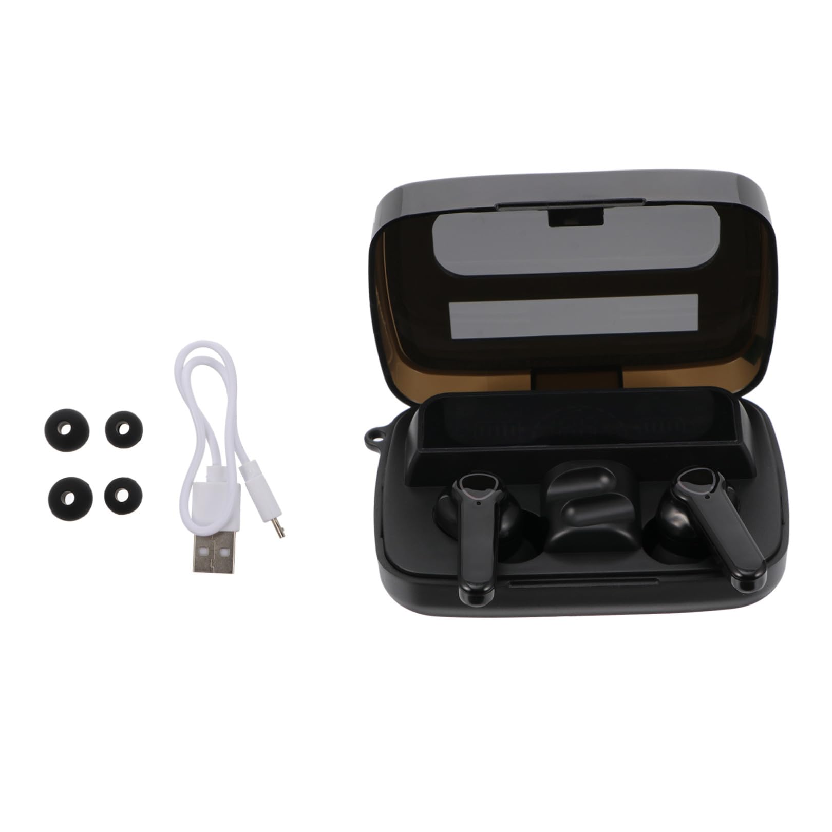 SHINEOFI Auricolari Sportivi Wireless Cuffie Stereo Impermeabili Tappi per Orecchie con Chip di Aggiornamento Effetto di Ascolto Chiaro e Vivido Controllo Intelligente Riduzione del Rumore