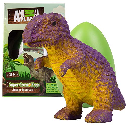 Animal Planet XL Dinosaur Egg 1 Pack - Surprise Jumbo Dino Egg Toys Hatch and Grow to 5X Size in Water - Discover 1 of 3 Different Creatures