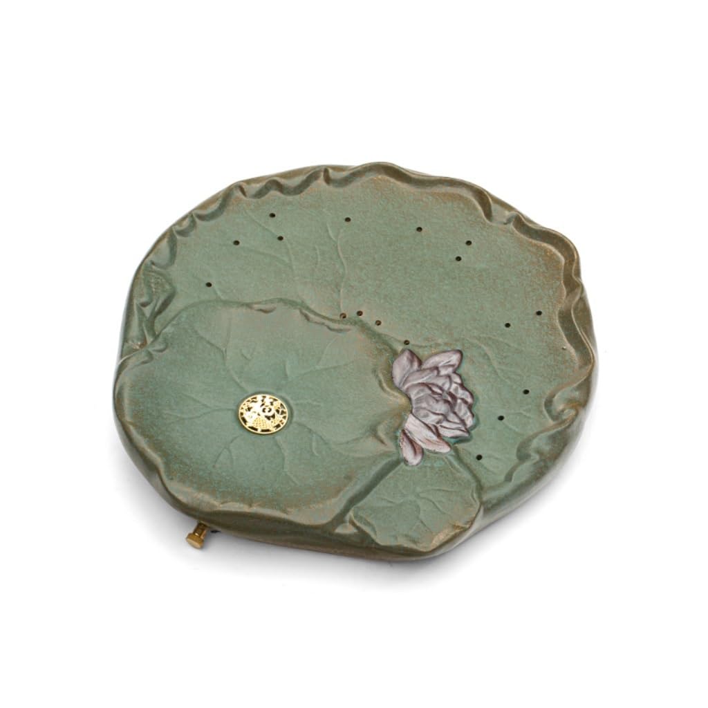 Vassoio da tè Kung Fu, vassoio da tè cinese semplice in ceramica, set di kung fu, scarico domestico, adatto per uffici, salotti e reception, adatto per casa, ufficio, bar