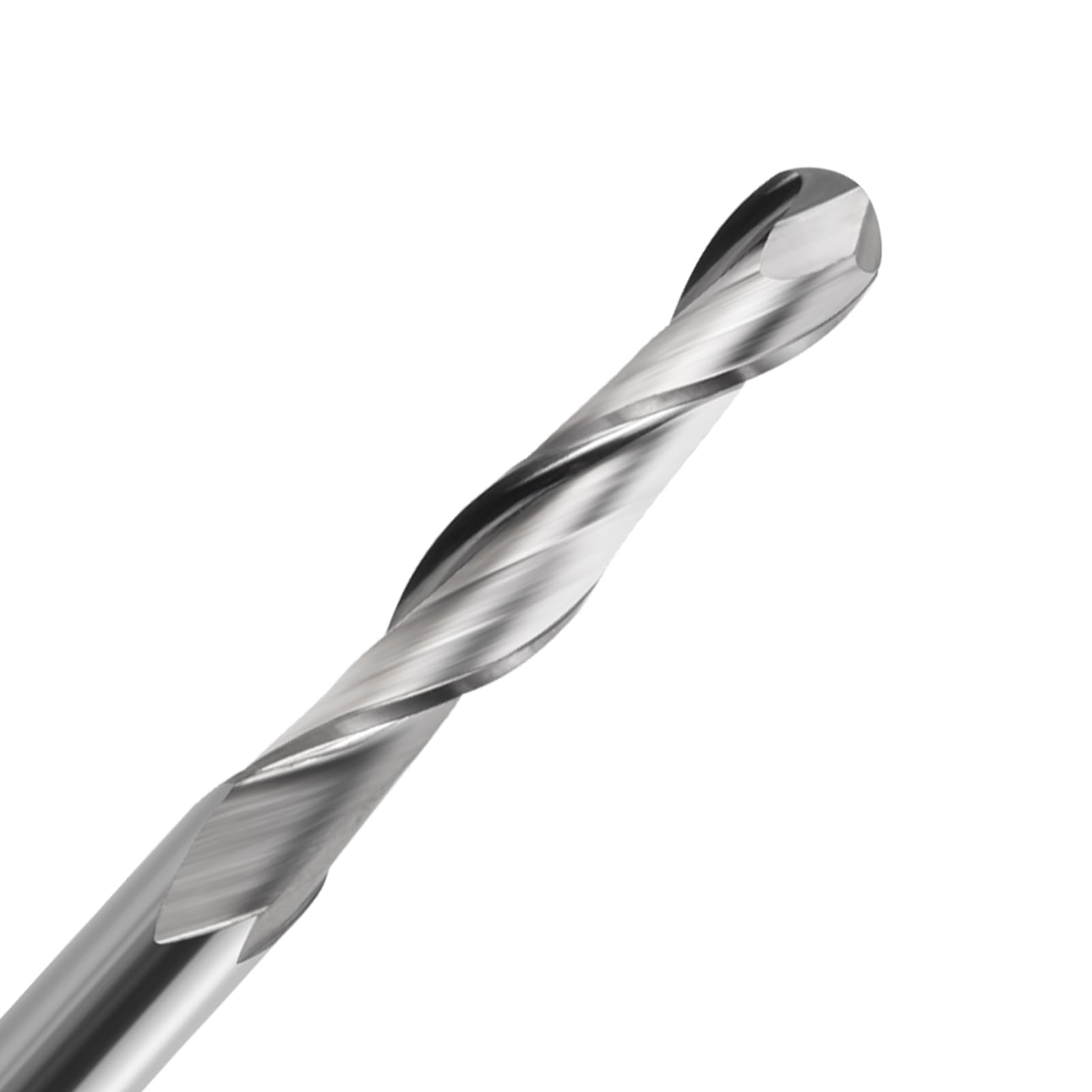 Frezy do routerów CNC, 10 szt. Frez kulisty z węglików spiekanych 2 ostrza, wiele rozmiarów, frez do grawerowania drewna(6.0x25x50L)