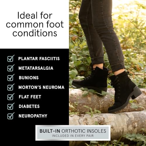 ABEO Capital Lace Boots For Women | Fall Boots for Women | Water Resistant Leather | Built-In Orthotic Insole | Orthotic Boots4