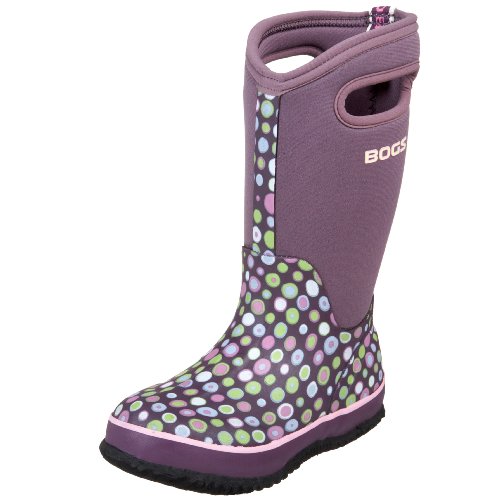 BOGS Unisex-Child Classic High Waterproof Insulated Rubber Neoprene Rain Boot