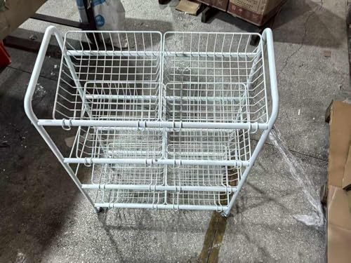 Ornesita キッチンワゴン（ホワイト）