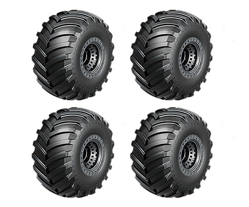 Womaqu Y14411-21 1/14 Scale RC Car Accessories Rally Wheels, Spare Parts RC Vehicle Wheels & Tire Sets for 14412 & 14411 (Four Tires)