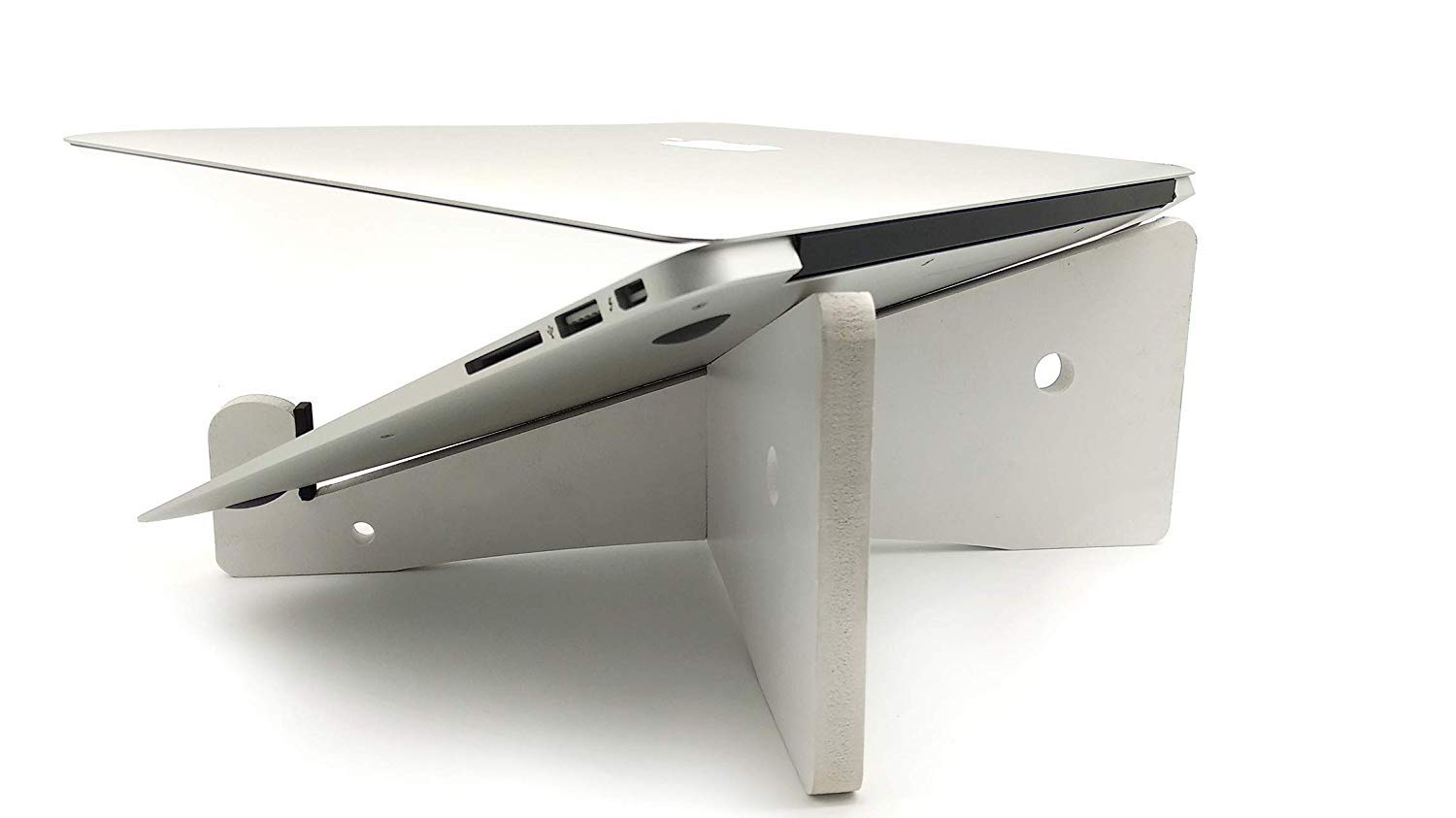 VAH White X Detachable Laptop Vertical Holder Wooden Laptop Stand for MacBook Air or Pro and Hp Dell Acer Toshiba Lenovo Sony Asus Laptop (B07PBWPHMR) Amazon Price History, Amazon Price Tracker