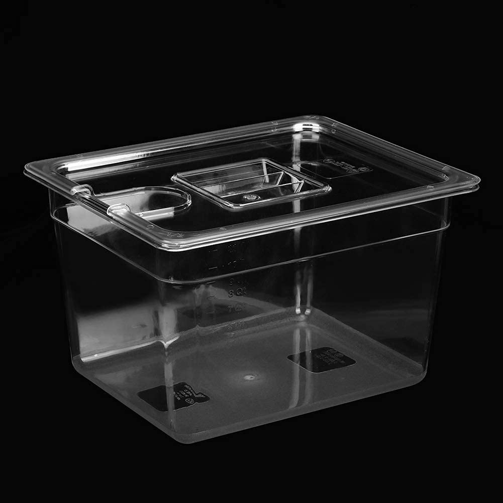 Contenitore Sous Vide 11L Pieghevole Con Cerniera e Coperchio per Circolatore Culinary Precision Cooker