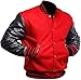 TRENDS GENESIS red black high school letterman jacket - varsity jackets for men fashion | Red Black Real, X-Lage