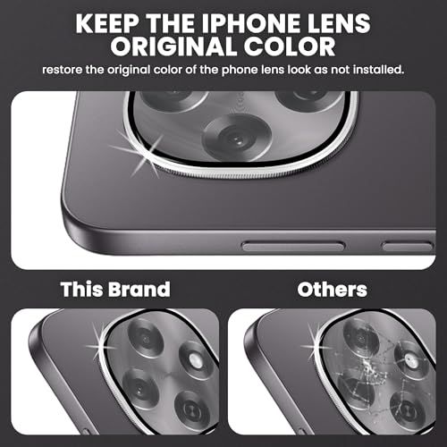 Image of ArmourPro Camera Lens Protector Tempered Glass for Oppo F31 Pro (6.83 Inches) Tough HD Individual Aluminum Alloy Rings 9H Camera Cover, Scratch-Resistant,Camera Rings Protection| Silver, 1 Pack