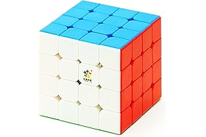 YuXin Mini Magic Cube Set with 4 x 4 x 4 and...