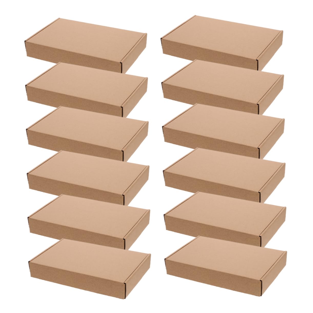 Caja de Embalaje 20 Piezas de Papel para Envíos y Correo | Montaje Sencillo, Interior Amplio, Uso para Paquetería Comercial, Formato Vacío Listo para Enviar