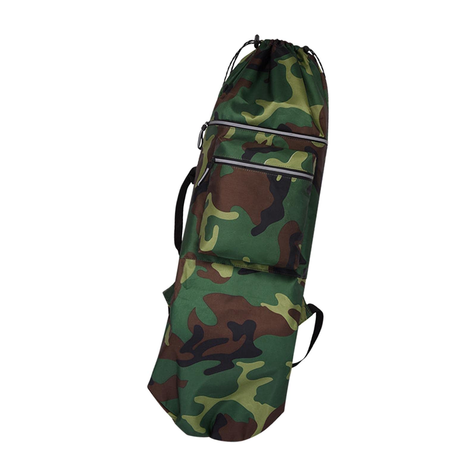Milageto Oxford Skateboard Zaino Borsa a Tracolla Resistente all'Acqua Borsa a Tracolla Pieghevole con Manico Portante Longboard Custodia per Viaggi Donna Uomo