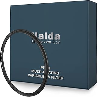Haida UV Filter Slim PROII Multi-Coated Ultraviolet Clear Protective Filter Ultra Slim HD Waterproof Scratch Resistant Filter (39mm)