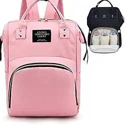 Mochila Maternidade Bolsa Bebê Multifunção Impermeável Portátil Para Fraldas e Mamadeiras e Alça de Mão Confortável - TUBARÃO STORES