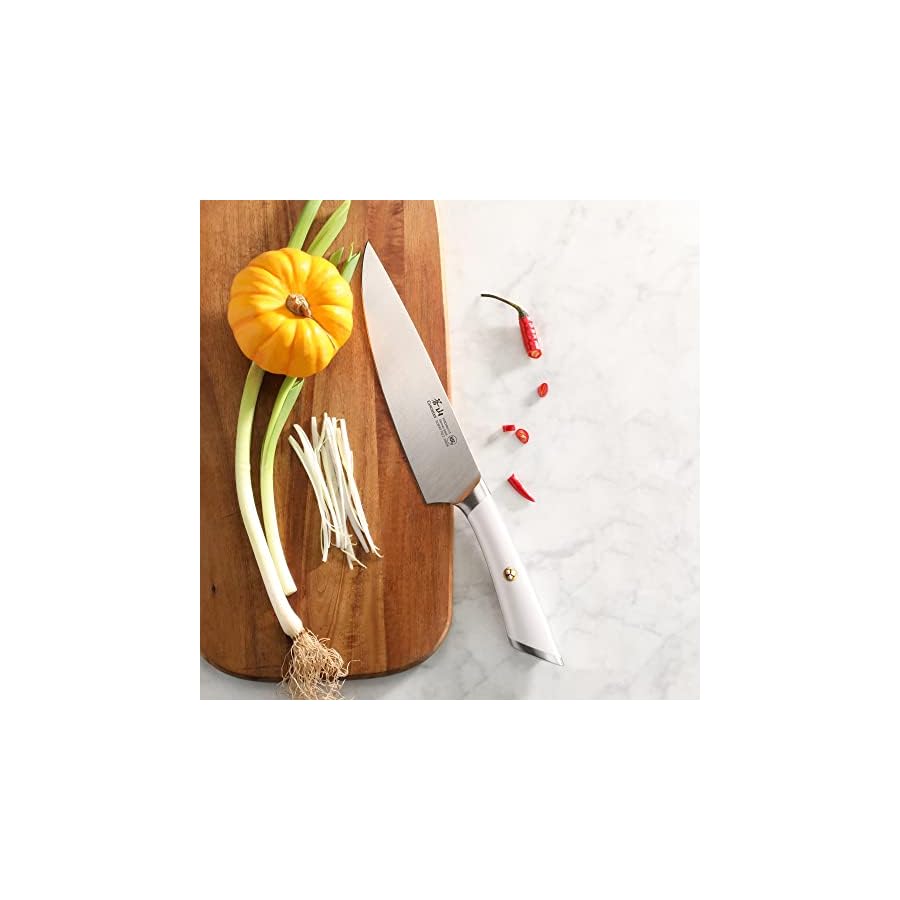 Cangshan-ELBERT-Series-German-Steel-Forged-Chefs-Knives-White-8-Inch Cangshan ELBERT Series German Steel Forged Chef's Knives (White, 8-Inch)