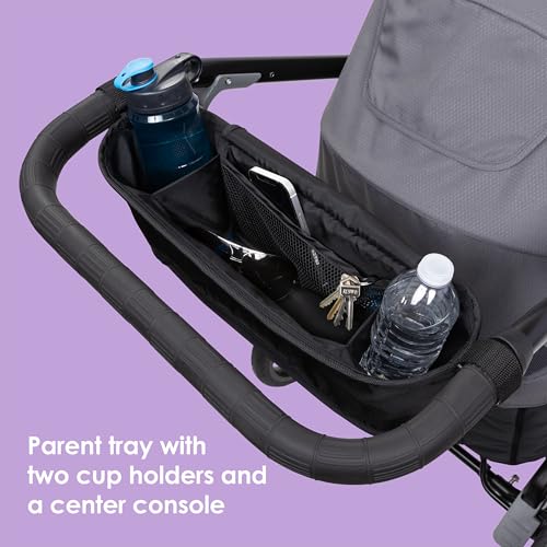 Image of Baby Trend Navigator PRO 2-in-1 Stroller Wagon, Dash Black