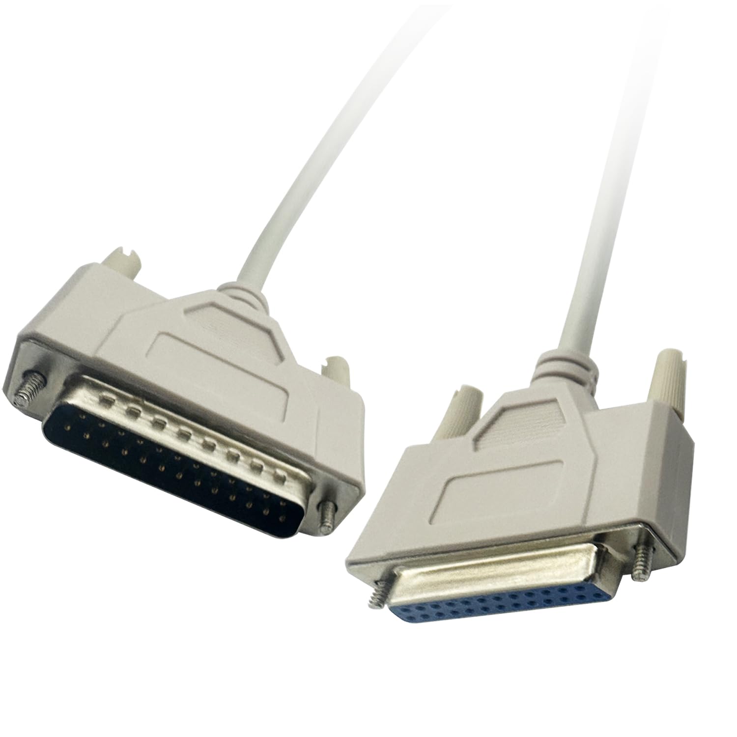 DB25 25 Pin Serial Port Cable Male/Female RS232 1.5m