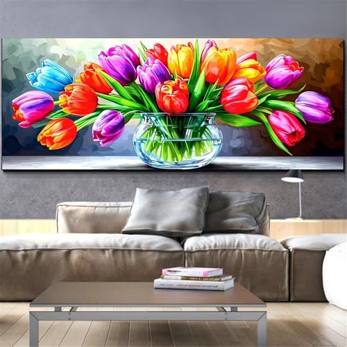 Peinture diamant kit complet grand format pour décorer un grand mur vide