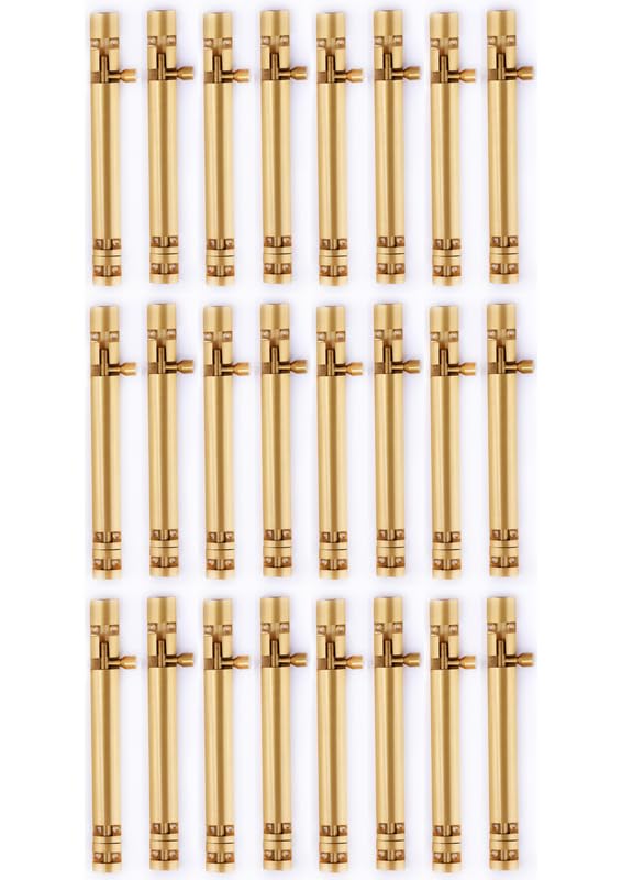 Image of Premium Heavy Aluminium 8 Inch Tower Bolt | Door Stopper | Door Lock Latch for Home, Office Doors,Main Doors,Windows | kundi | chitakni | Chitkini(Gold Finish)(Pack of 24)