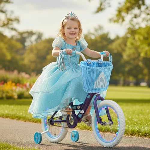 Timtin 27 Pcs Snowflakes Kids Bike Accessories for Girls