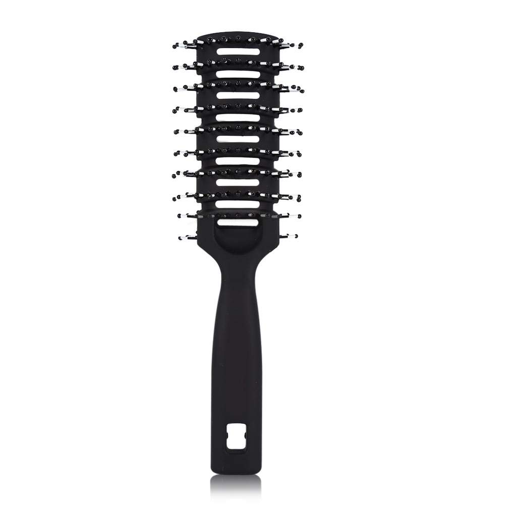 Rotek Professional Black Salon Anti-static Hairdressing Hair Comb Scalp Care Hairbrush Styling Tool