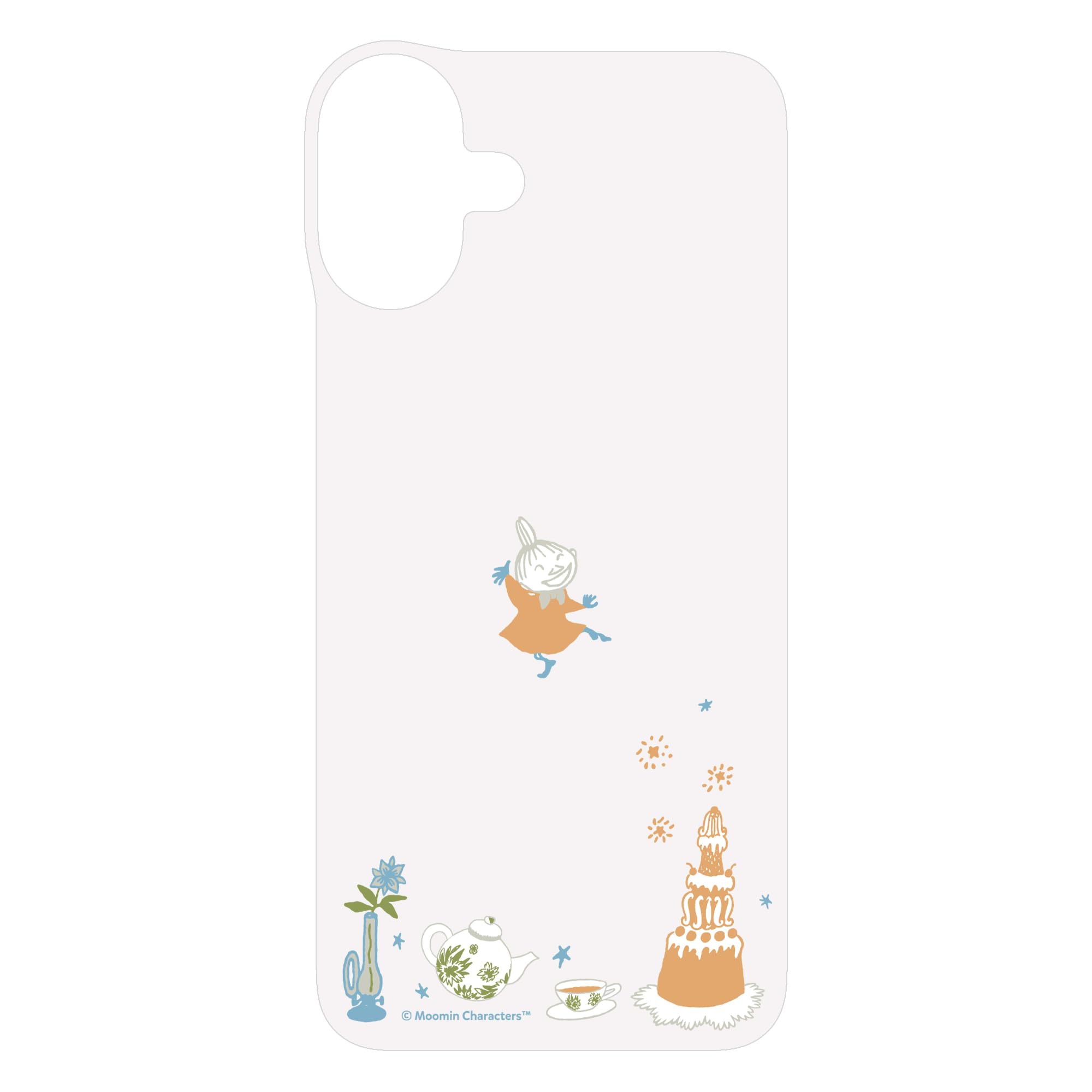 Lámina de película adhesiva iFace Moomin iPhone 16 Plus transparente 8