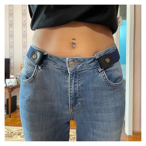 New Belts for Women Buckle-Free Waist Jeans Pants No Buckle Stretch Elastic Waist Belt for Men Ins Wind Invisible Lazy Belt3