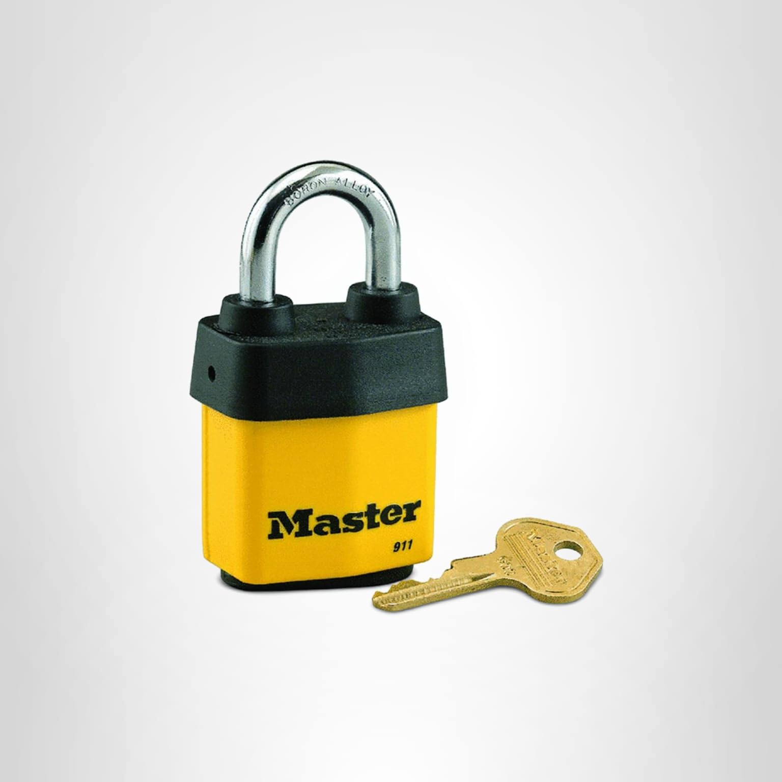 Master Lock 911DPF Heavy Duty Outdoor Padlock with Key, 1 Pack