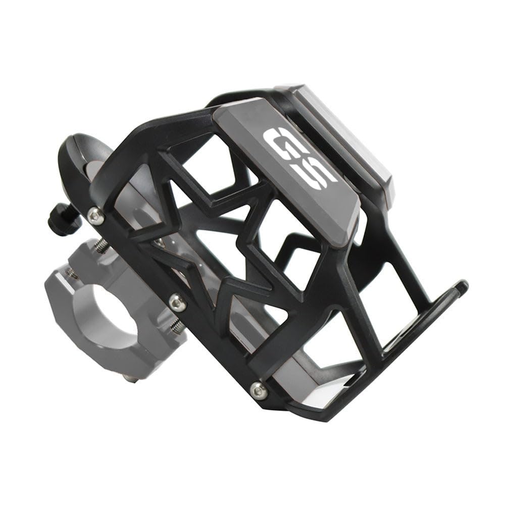 ZYAURA F for BMW R1200GS R1250GS Motorbike Beverage Water Bottle Cage Drink Cup Holder Sdand Mount Accessories GS R1200 1250 GS Y (Color : GS Grey)