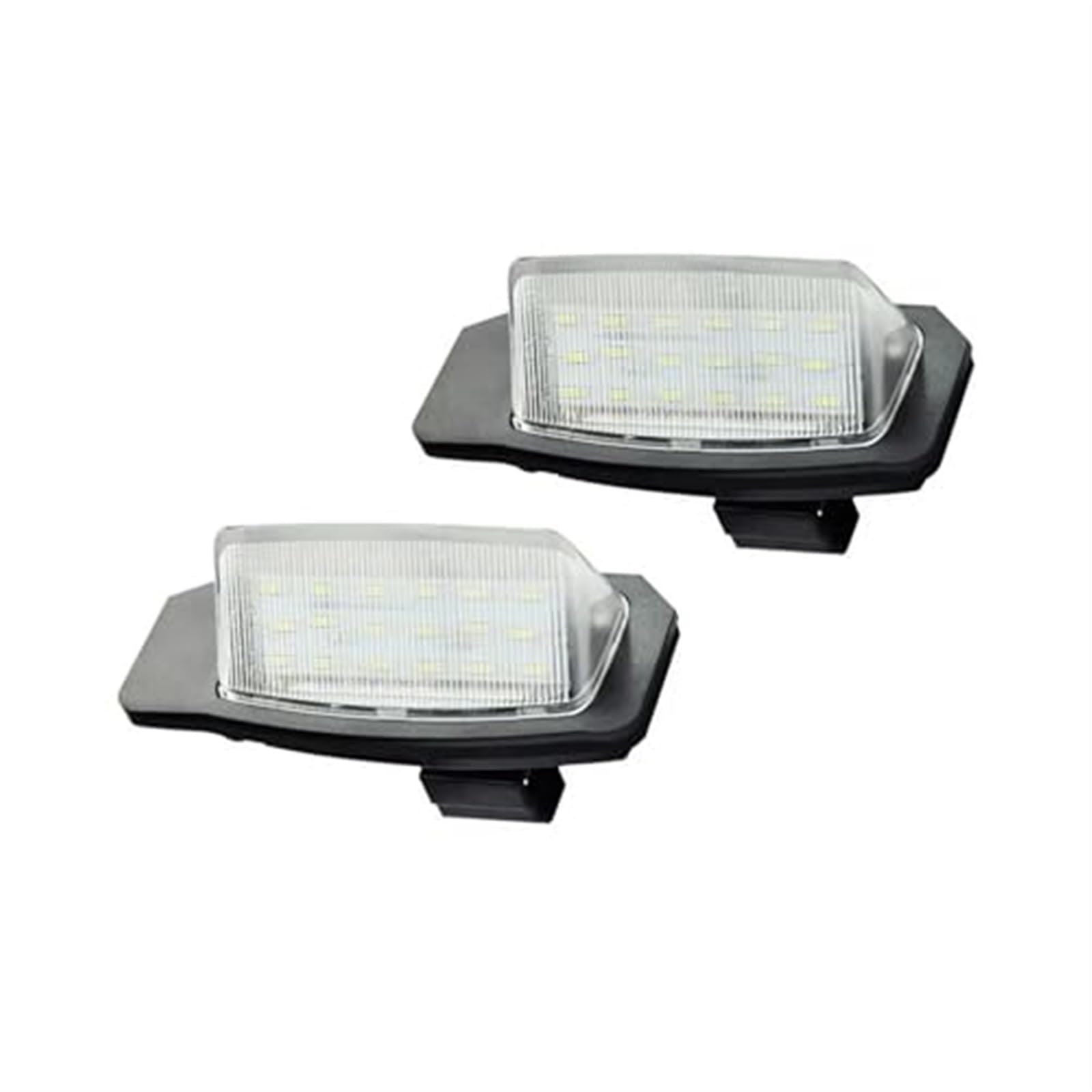 2Pcs White License Plate Light Number Plate Lamp, for Mitsubishi, Eclipse 1 2 3 4 Eclipse Cross Outlander Lancer Sportback License Plate Light