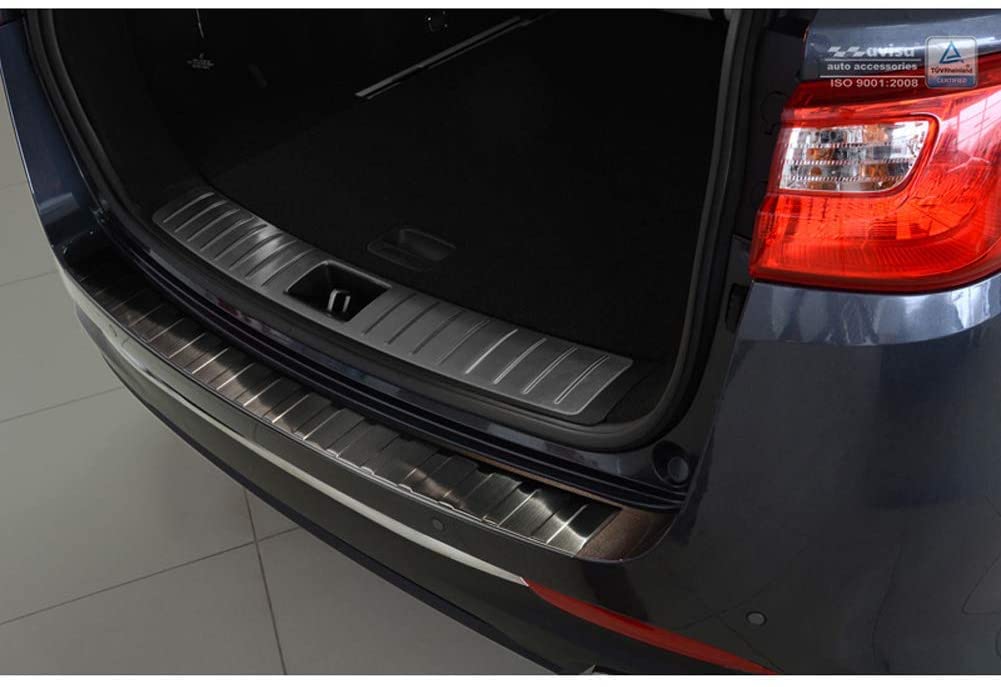 DYTWXG Auto in Acciaio Inox Paraurti Posteriore Protector per Kia Optima Combi 2016, Tronco Strisce Decorative di Protezione Piastra di Copertura Styling Accessori