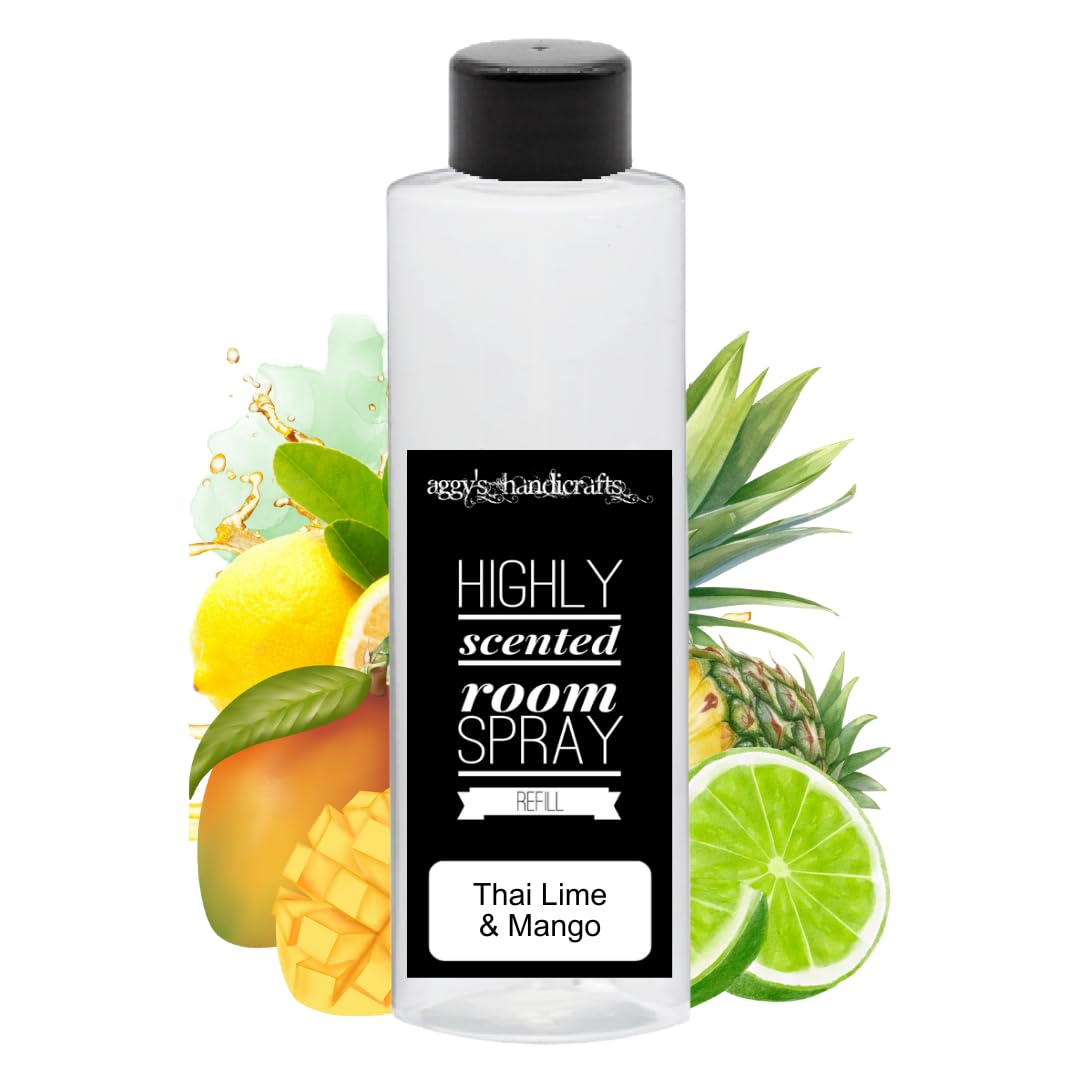 THAI LIME & MANGO Handmade Highly Scented Room Spray 200ml Refill