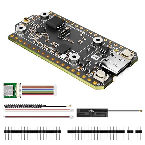 Heltec V4 ESP32 LoRa Development Board Without OLED ESP32-S3 27dBm High Power SX1262 Chip for Meshtastic Devices Arduino LoRaWAN WiFi IoT Wireless Communication Lora Module with GPS not pre-soldered
