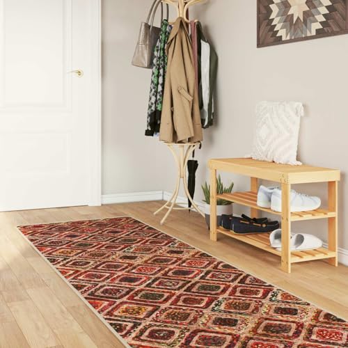 Tapis de couloir en polyester et PVC Marsa multicolore durable