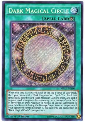 Amazon Co Jp 遊戯王 英語版 Mp17 En100 Dark Magical Circle 黒の魔導陣 シークレットレア 1st Edition ホビー 通販 Amazon Co Jp 遊戯王 英語版 Mp17 En100 Dark Magical Circle 黒の魔導陣 シークレットレア 1st Edition ホビー 通販