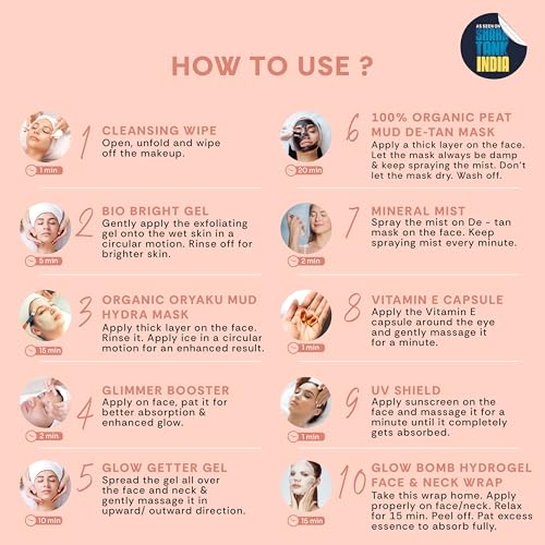 Image of Mintree De-Tan Mineral Mud Facial Kit for Women and Men, All Skin Types