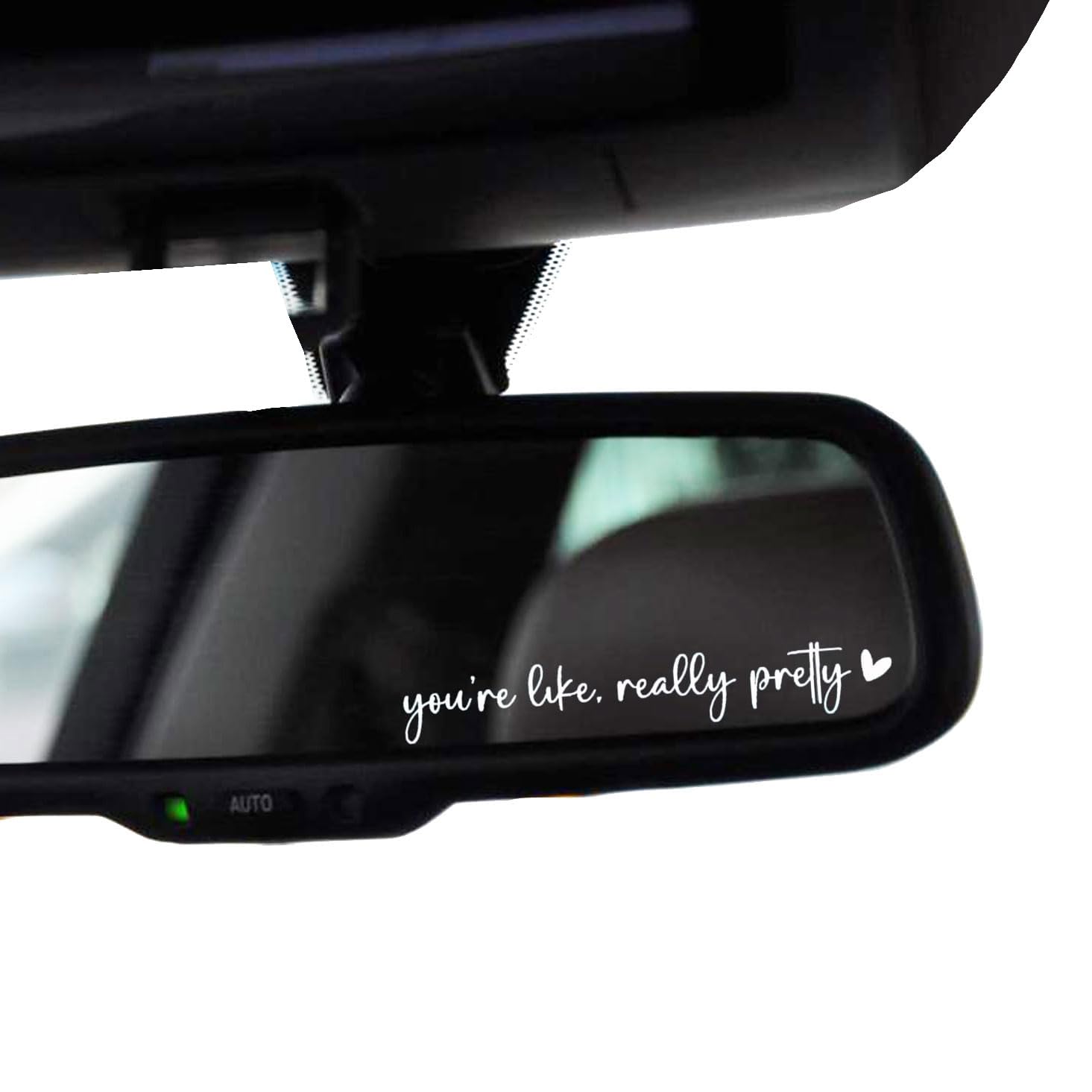 2 x You Are Like Really Pretty Rearview Mirror Decal Water Bottle Stickers Affirmation Reminder Sticker Laptop Bumper Sticker Tumbler Vinyl Sticker