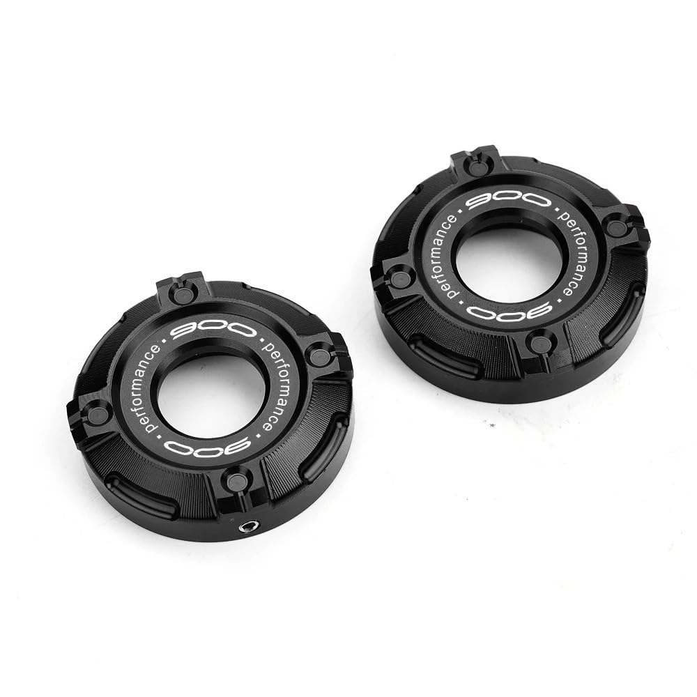 Pour Z900 Z900RS Z900SE Z 900 RS SE 2017-2025 Bouchon d'amortisseur avant pour moto Couvre-colonne à trois étoiles Accessoires (Noir)