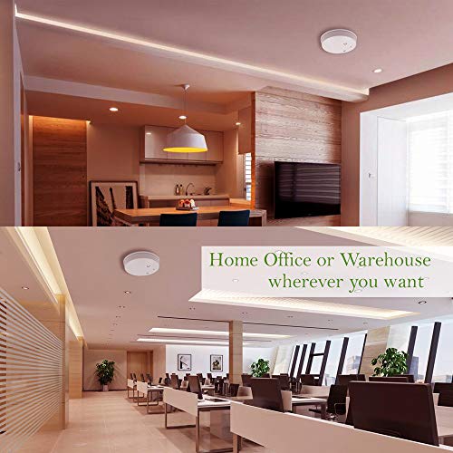Poetele Camera Smoke Detector Wireless Hidden Camera WiFi 1080P Nanny Cam Motion Detection Home Security Wall Mount Camera Remote Control Android iOS Free App PC View No Audio
