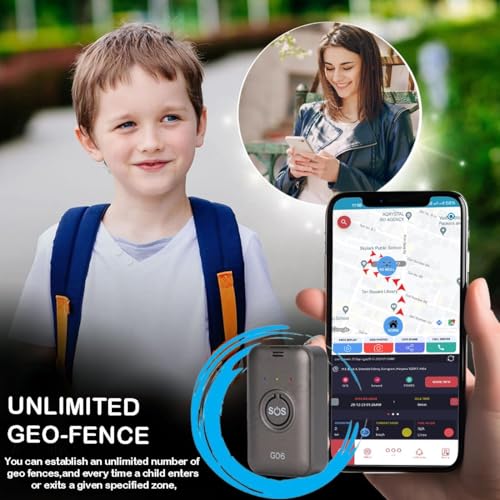 Image of Acumen Track GF-06 Mini Wireless GPS Tracker for Kids, Car & Bike | Real-Time Tracking, Voice Monitoring, SOS Button, Geo-Fence, 850 mAh Battery | iOS & Android App, 1-Year Warranty