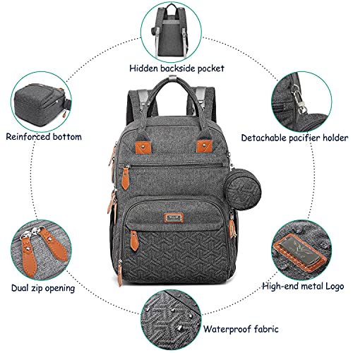 WELAVILA Zaino Fasciatoio, Grande Borsa Porta