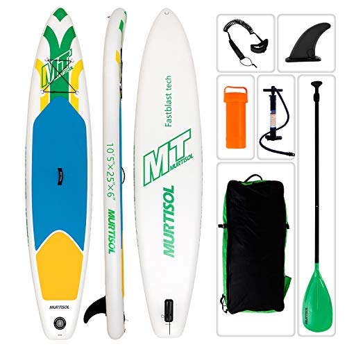 Murtisol 10'5'' Inflatable Stand Up Paddle Board(25in Width) for Skilled Person, Ultra-Thick Durable