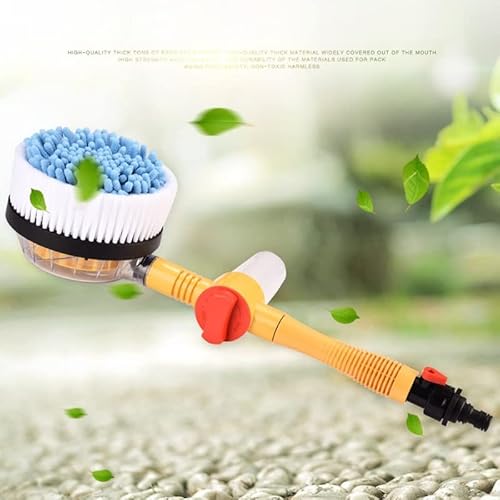 Mirror'S Car Wash Brush, Car Cleaning Kit, 360° Spin Car Mop, Microfiber Car Cleaning Brush, Detachable & Extendable Scrub Brush, Garden Hose Spray Nozzle Spray Gun thumb #5